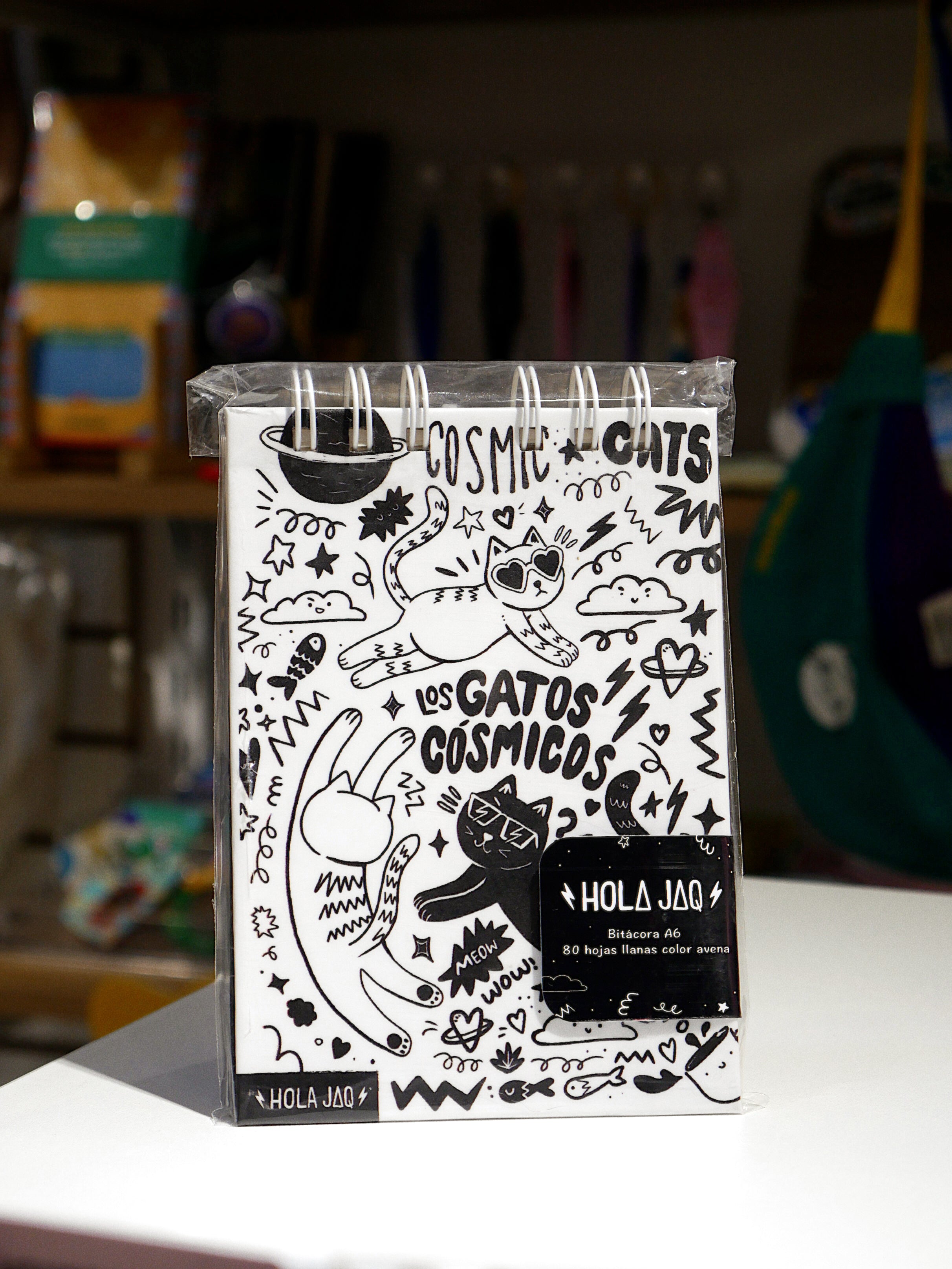 bitácora anillada gatos cósmicos