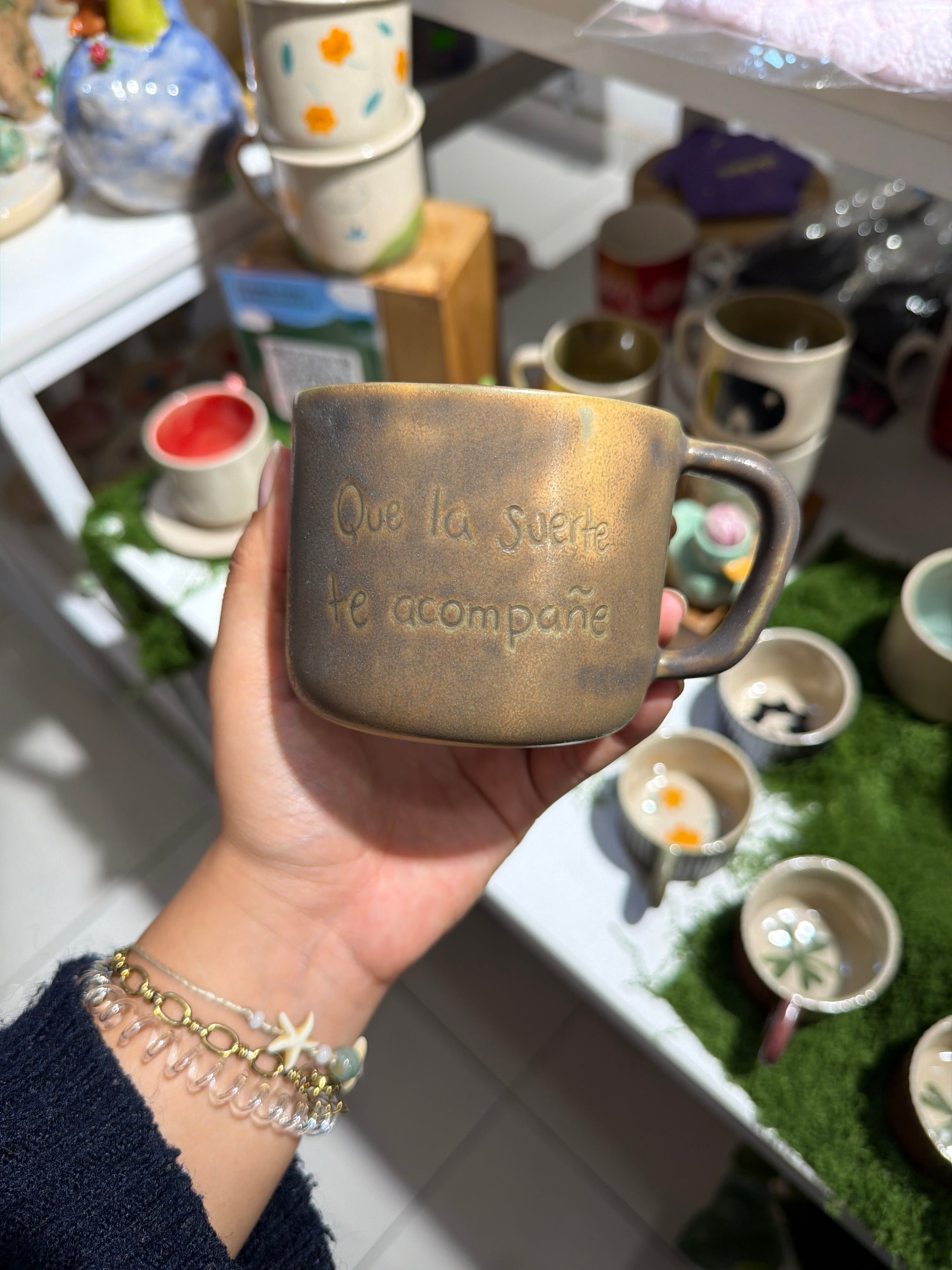 taza buena suerte