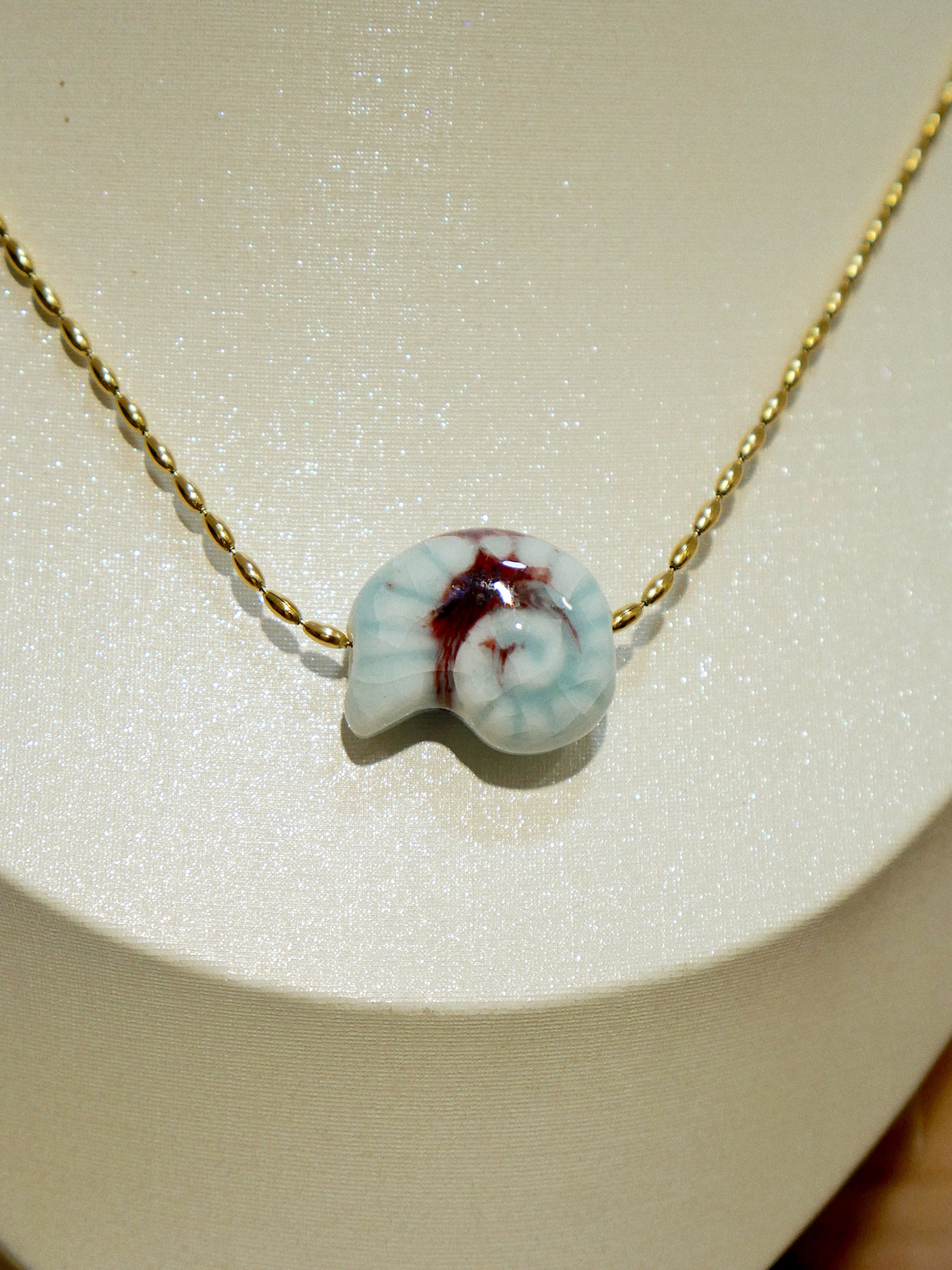 Collar Minet - celeste
