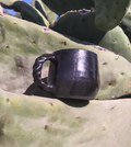 taza trenzas - negro