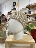 crochet hat- beige