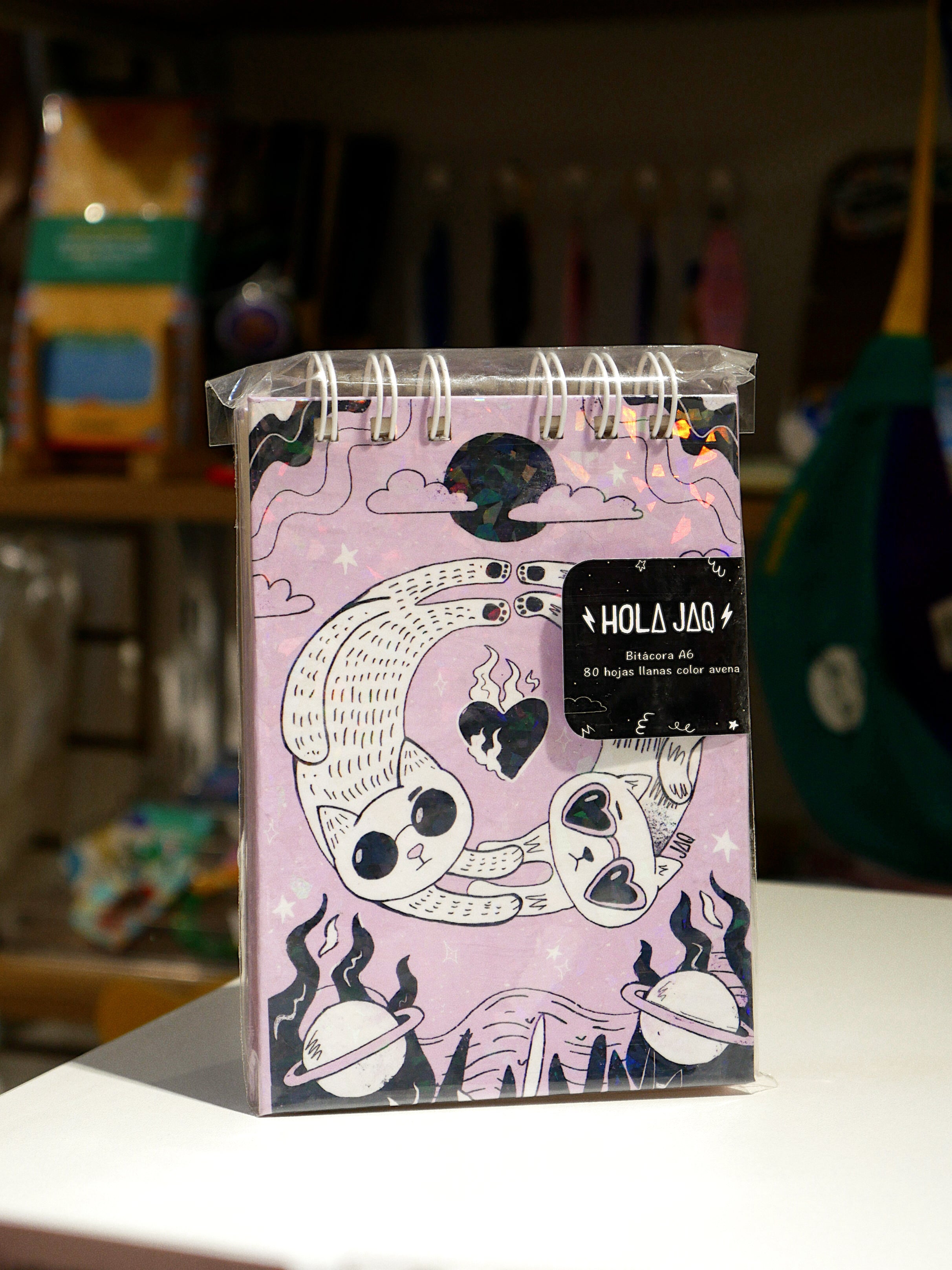 bitácora anillada love cats