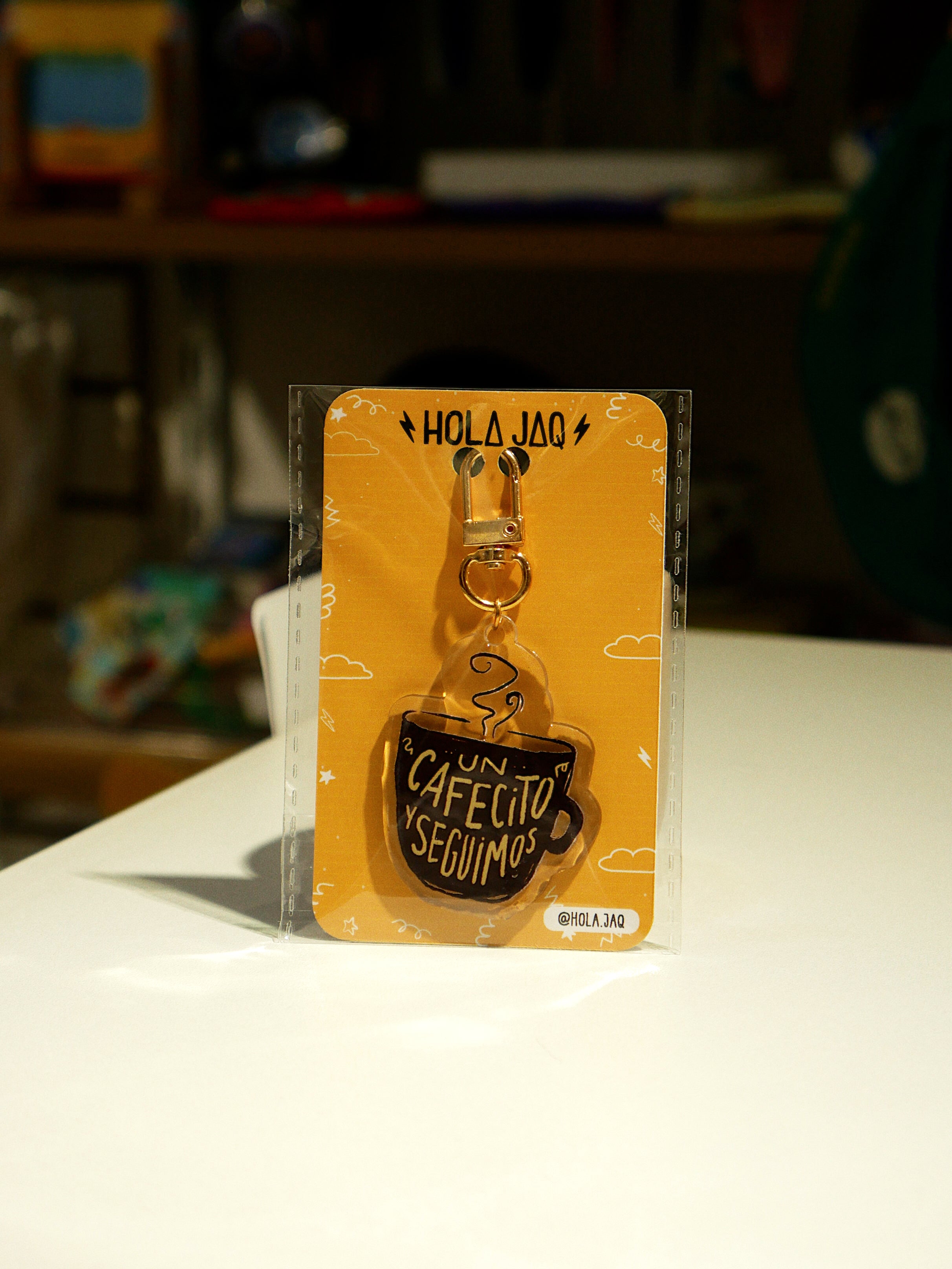 llaveros café