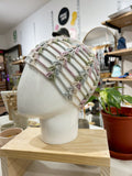 crochet hat - tricolor