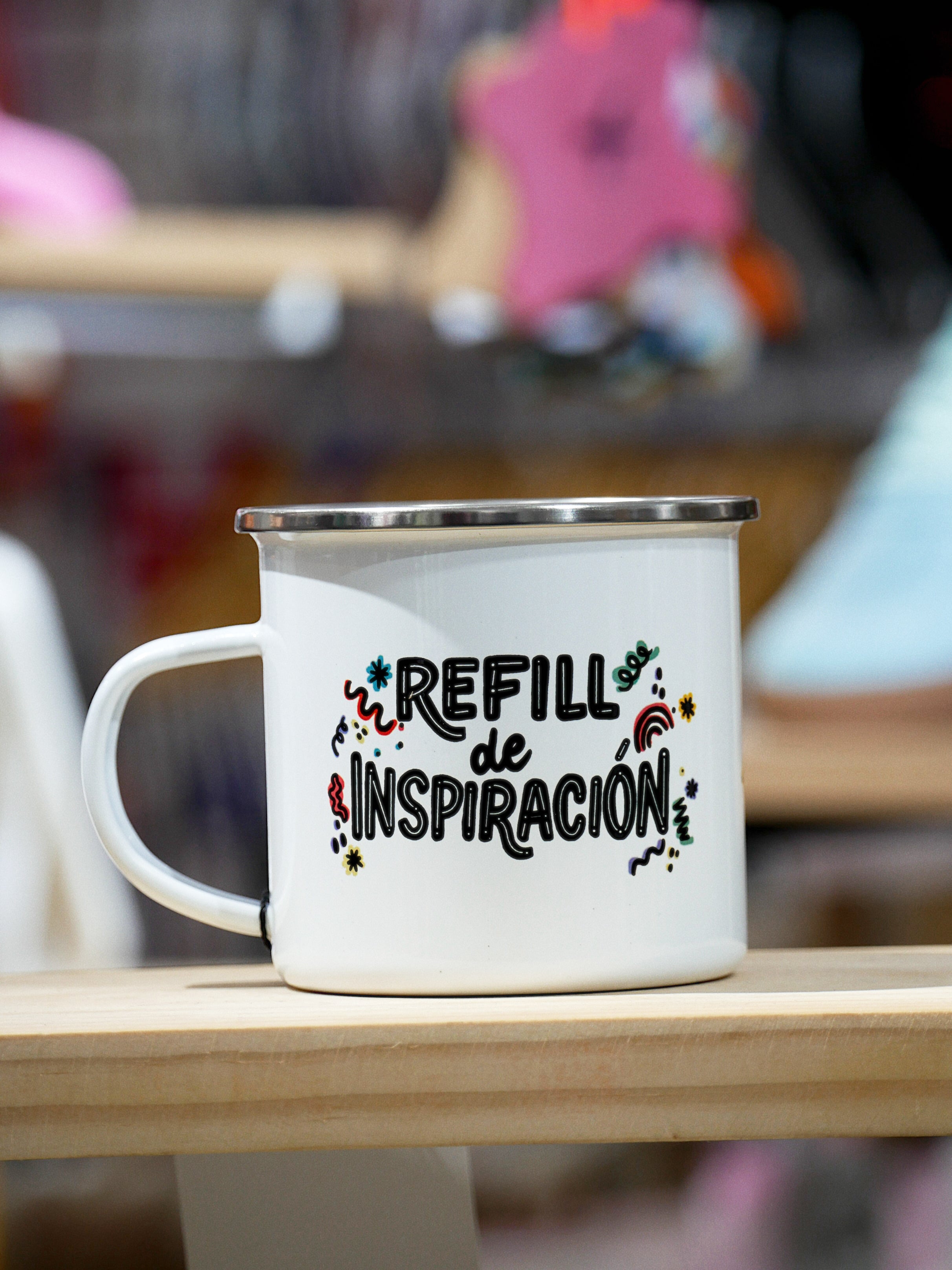 taza “refill de inspiración”