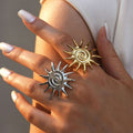 anillo sol espiral
