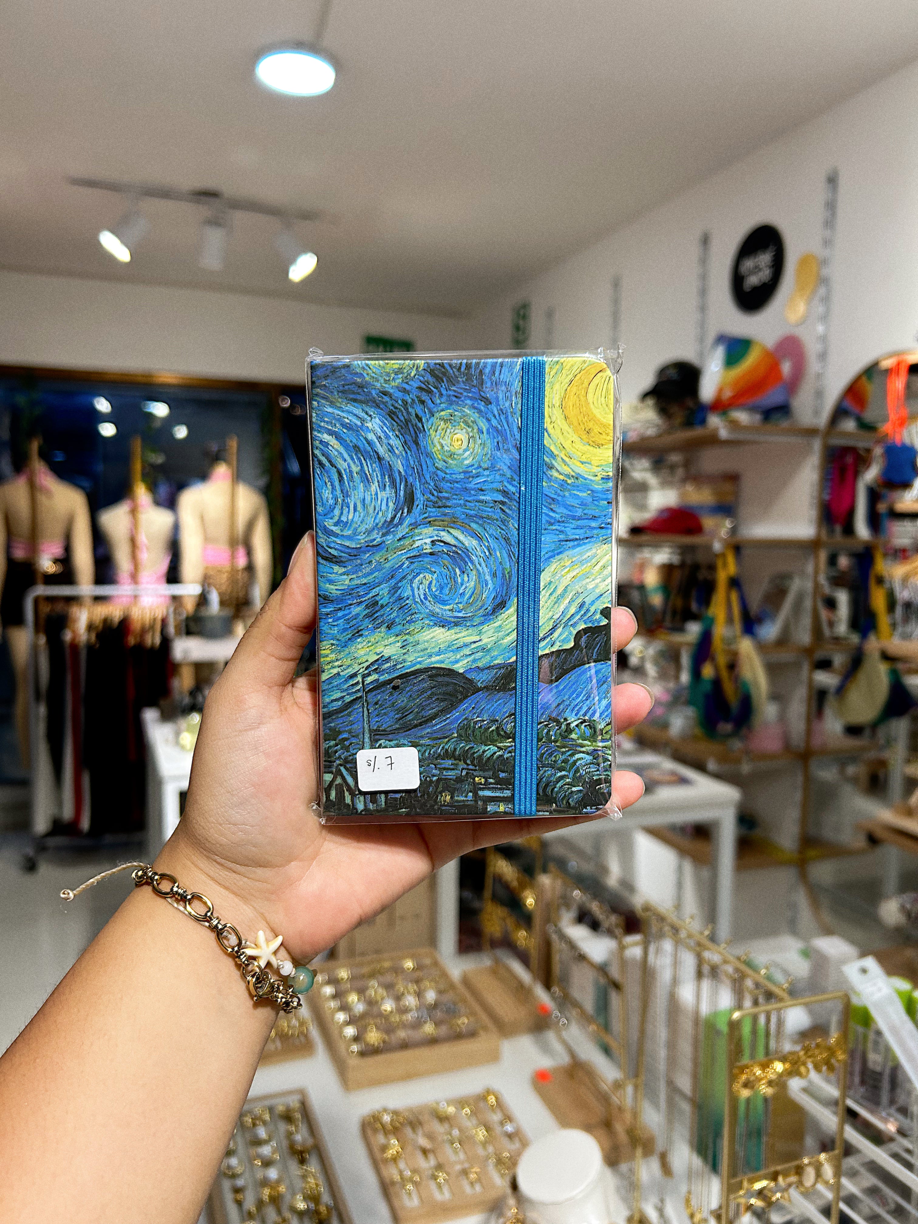 libreta "La noche estrellada"